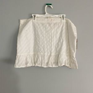 White Roxy skirt